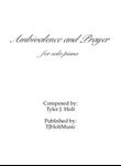 Ambivalence and Prayer, Op. 8
