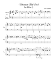 Ukrainian Bell Carol- easy piano