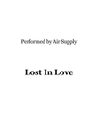 Lost In Love