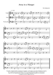 Away in a Manger - 3 strings