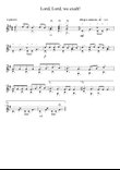 Lord, Lord, We Exalt!