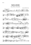 Gluck - Melodie (for Violin)