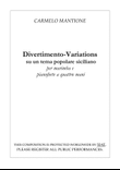 Divertimento-variations for marimba and piano