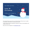 Love At Christmas for Two Flutes and Piano