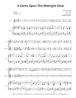 It Came Upon The Midnight Clear (Duet for Flute and Bb-Clarinet)
