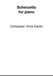 Scherzetto for piano