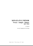SONATA IN G MINOR - Vivace - Adagio - Allegro - BWV 1029 - Arr. for Trio String - With Parts