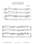 Clarke: Purcell Trumpet Tune for Piano Trio