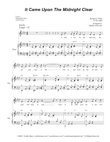 It Came Upon The Midnight Clear (Unison choir)