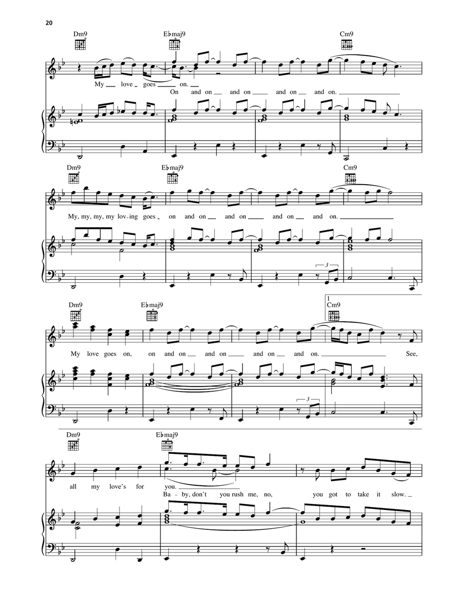 Bliss Bliss Piano, Vocal, Guitar scores gallery preview page 3