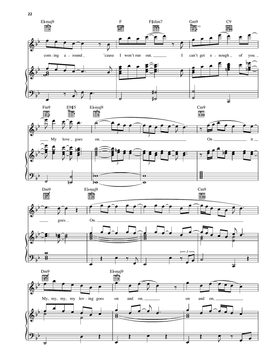 Bliss Bliss Piano, Vocal, Guitar scores gallery preview page 5