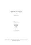 Christmas For Two - Carol Duets. 7 Easy carols for Flute / Clarinet combo