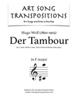 WOLF: Der Tambour (transposed to F major)