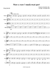 Now o now I needs must part - String Quartet