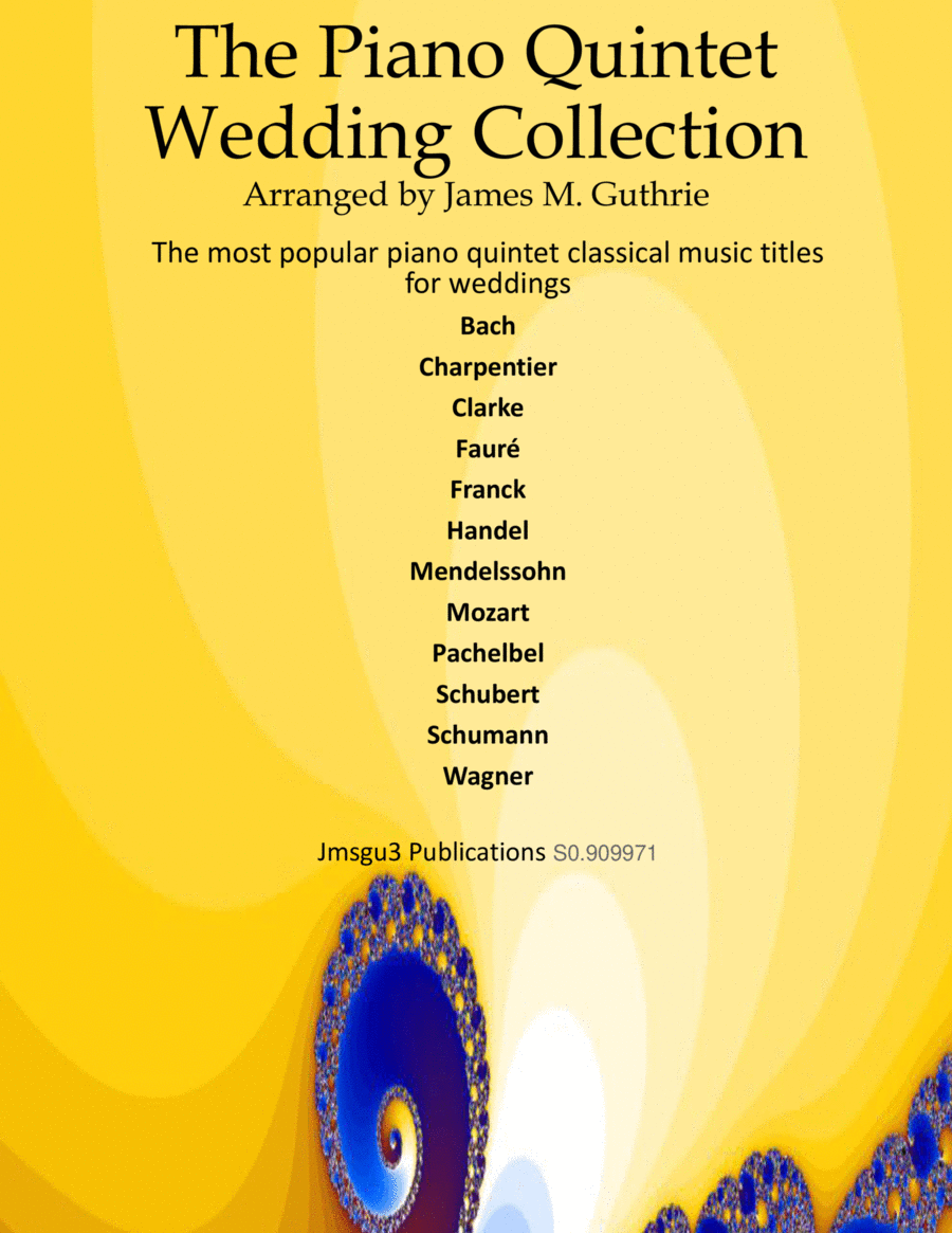 Guthrie: The Piano Quintet Wedding Collection Piano Solo scores gallery preview page 1