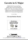 Gavotte in G Major