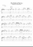 The Holly and the Ivy (traditional), for solo fingerstyle guitar