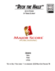 Deck the Halls - VOCAL & PIANO - D Major
