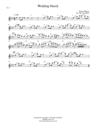 Wedding March for Adaptable Quintet Concert Band scores gallery preview page 6