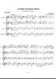 A Little Christmas Music for Saxophone Quartet