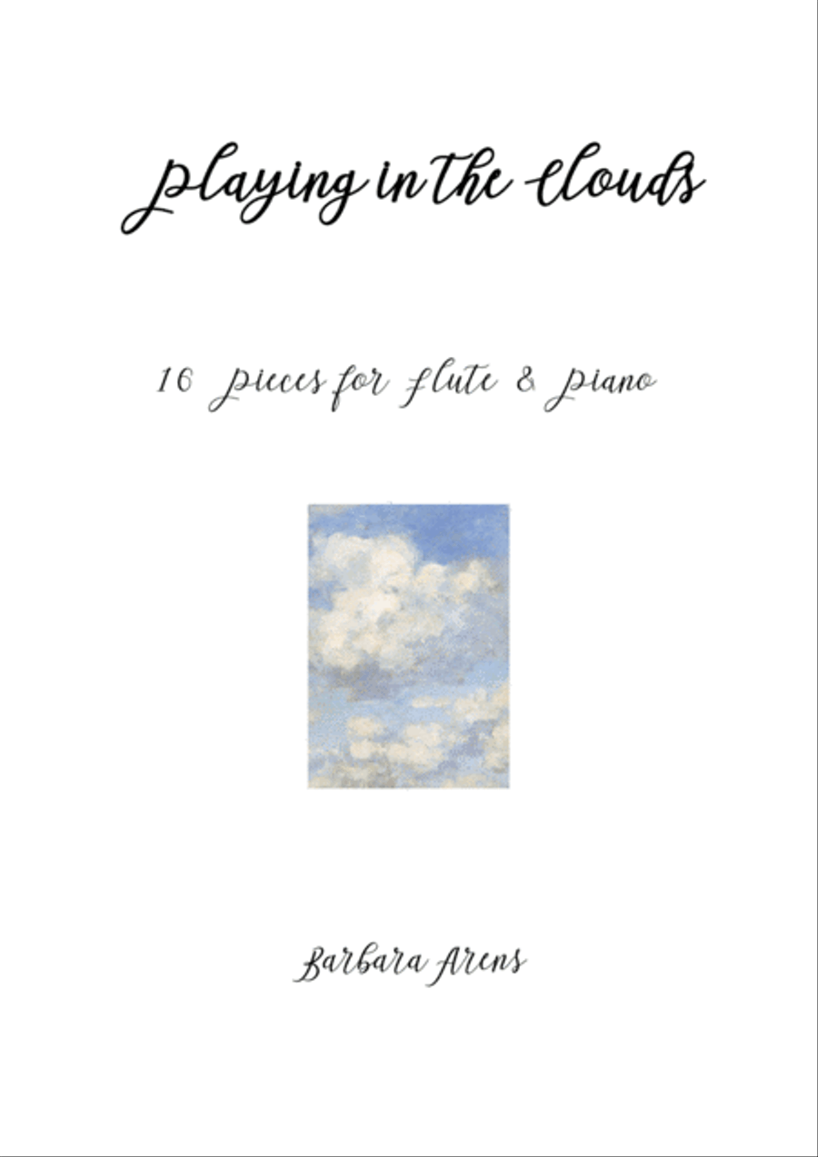 Playing in the Clouds - 16 Pieces for Flute & Piano Flute Solo scores gallery preview page 2