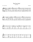 The First Noel-- easy piano