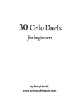 30 Cello Duets for Beginners
