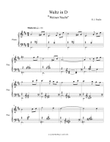 Waltz in D, subtitle: Wiener Nacht (Vienna Night)