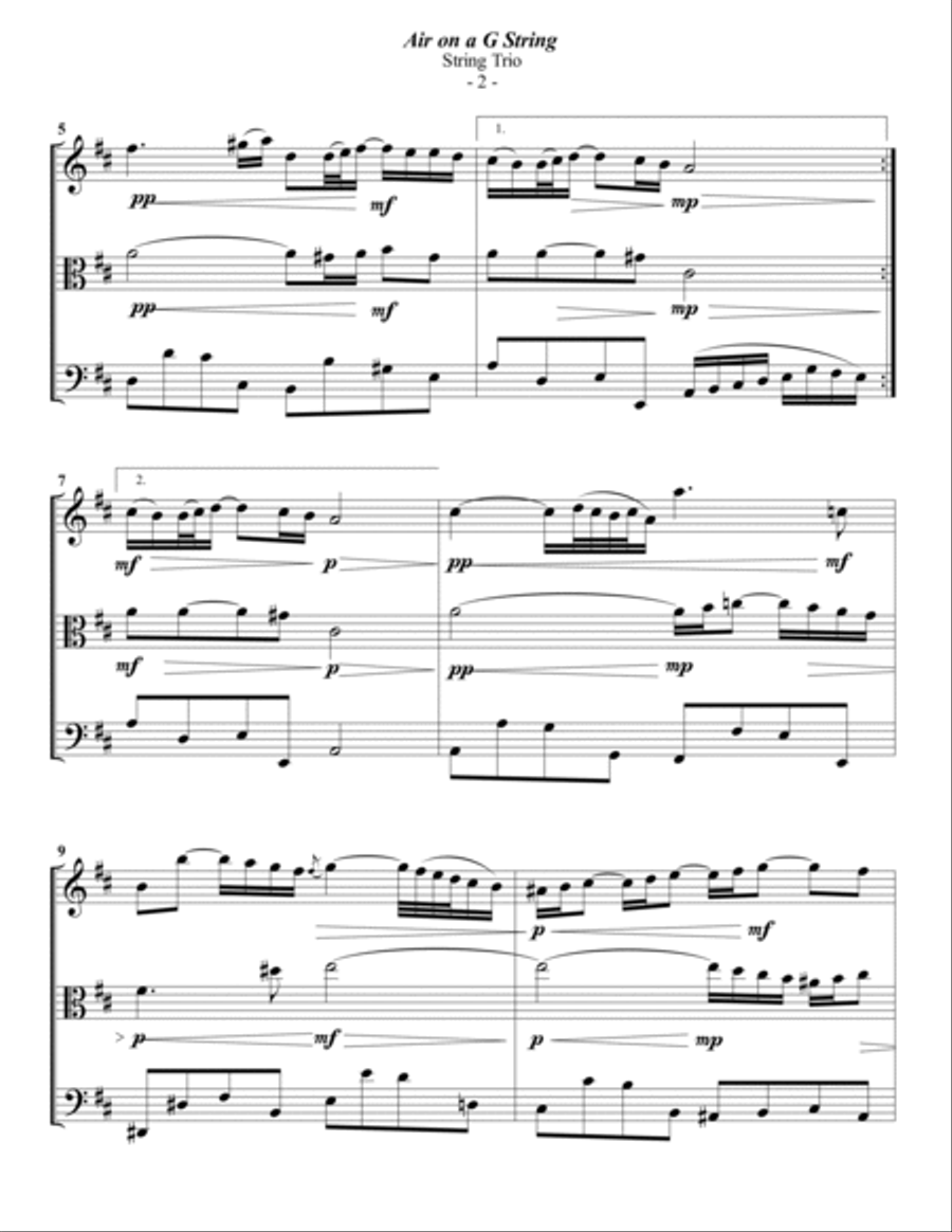 Guthrie: The String Trio Wedding Collection String Trio scores gallery preview page 4