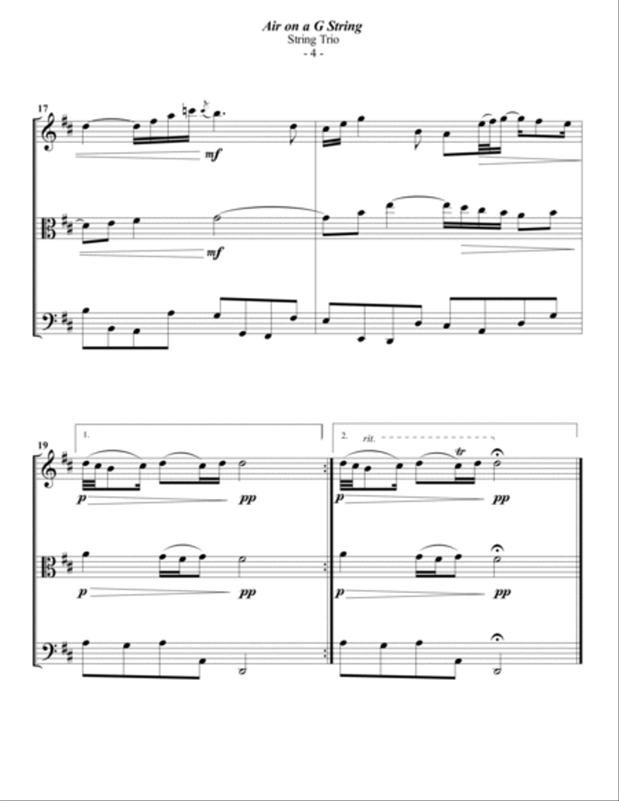 Guthrie: The String Trio Wedding Collection String Trio scores gallery preview page 6