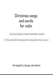 Best Christmas songs and chorals for violin with chord accompaniment