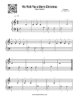 We Wish You a Merry Christmas (Easy Piano Solo)