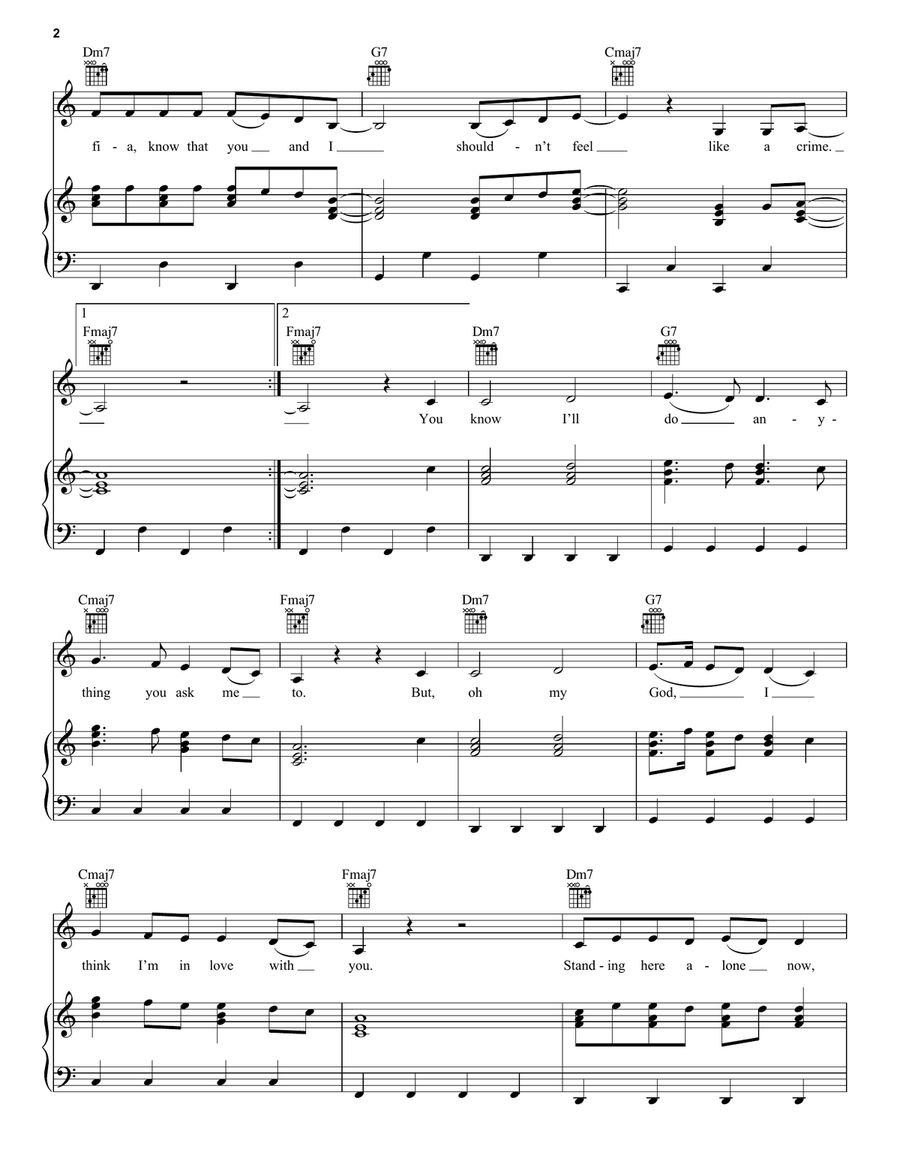 Sofia Sofia Piano, Vocal, Guitar scores gallery preview page 2