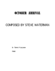 October Arrival for Bb Trumpet/Flugel and Piano