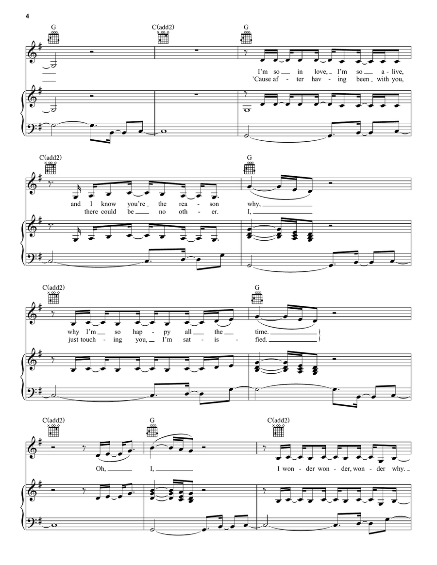 Live For Loving You Live For Loving You Piano, Vocal, Guitar scores gallery preview page 4