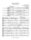 Bist Du Bei Mir (Bb) (Saxophone Quartet - 2 Alto, 2 Tenor)