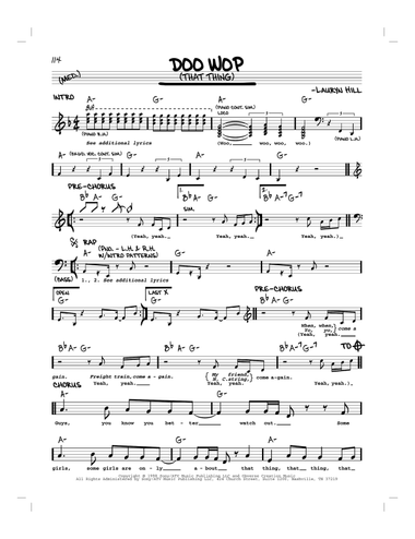 Doo Wop (That Thing)
