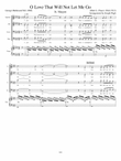 O Love That Will Not Let Me Go (SATB+ Piano)