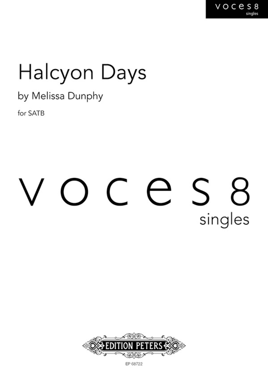 Halcyon Days for SATB Choir 4-Part scores gallery preview page 1