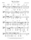 We Go in Peace (Barth) [Lead Sheet]