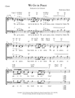 We Go in Peace (Barth) [Octavo w/ Chords]