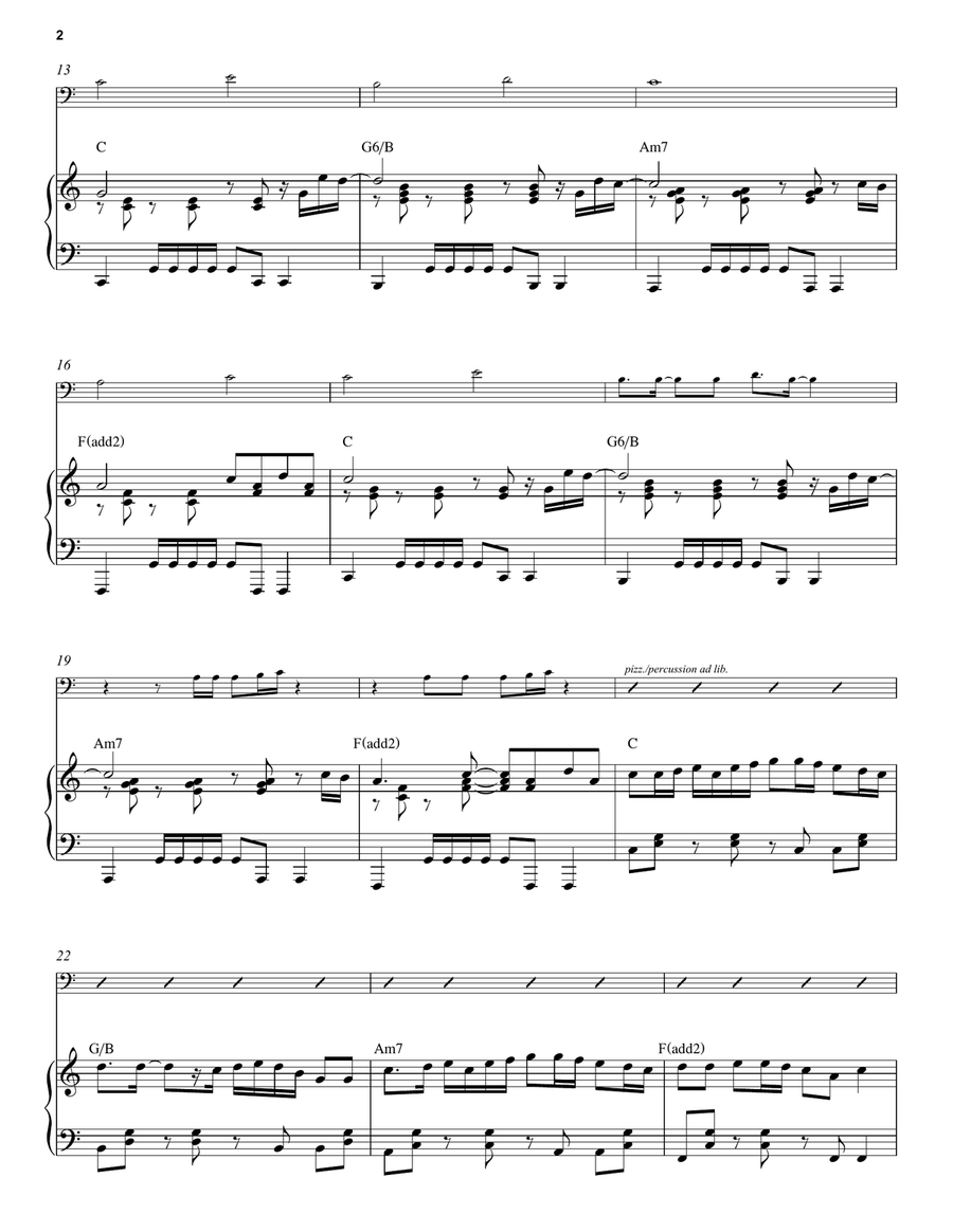 Over The Rainbow/Simple Gifts (from The Wizard Of Oz) Piano scores gallery preview page 2