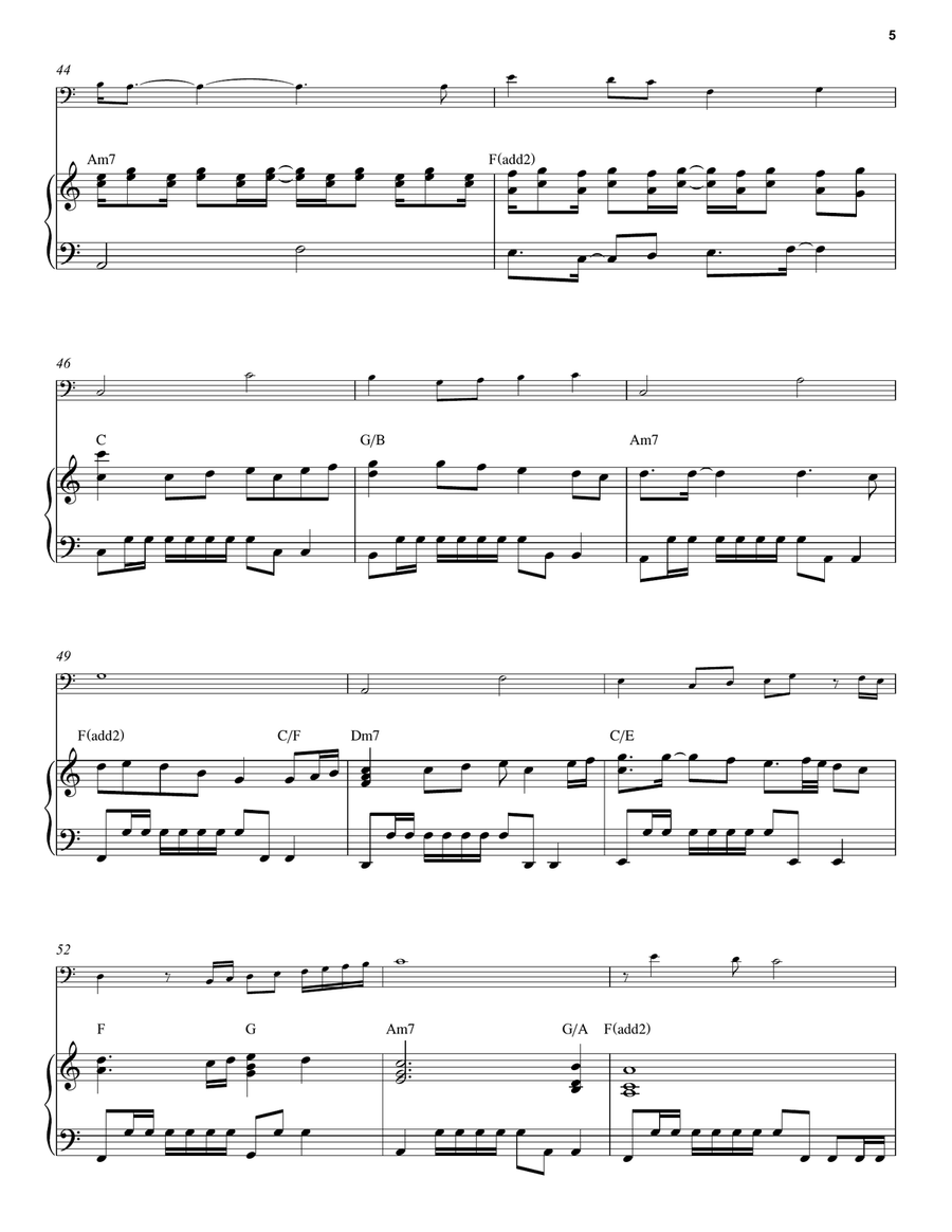 Over The Rainbow/Simple Gifts (from The Wizard Of Oz) Piano scores gallery preview page 5