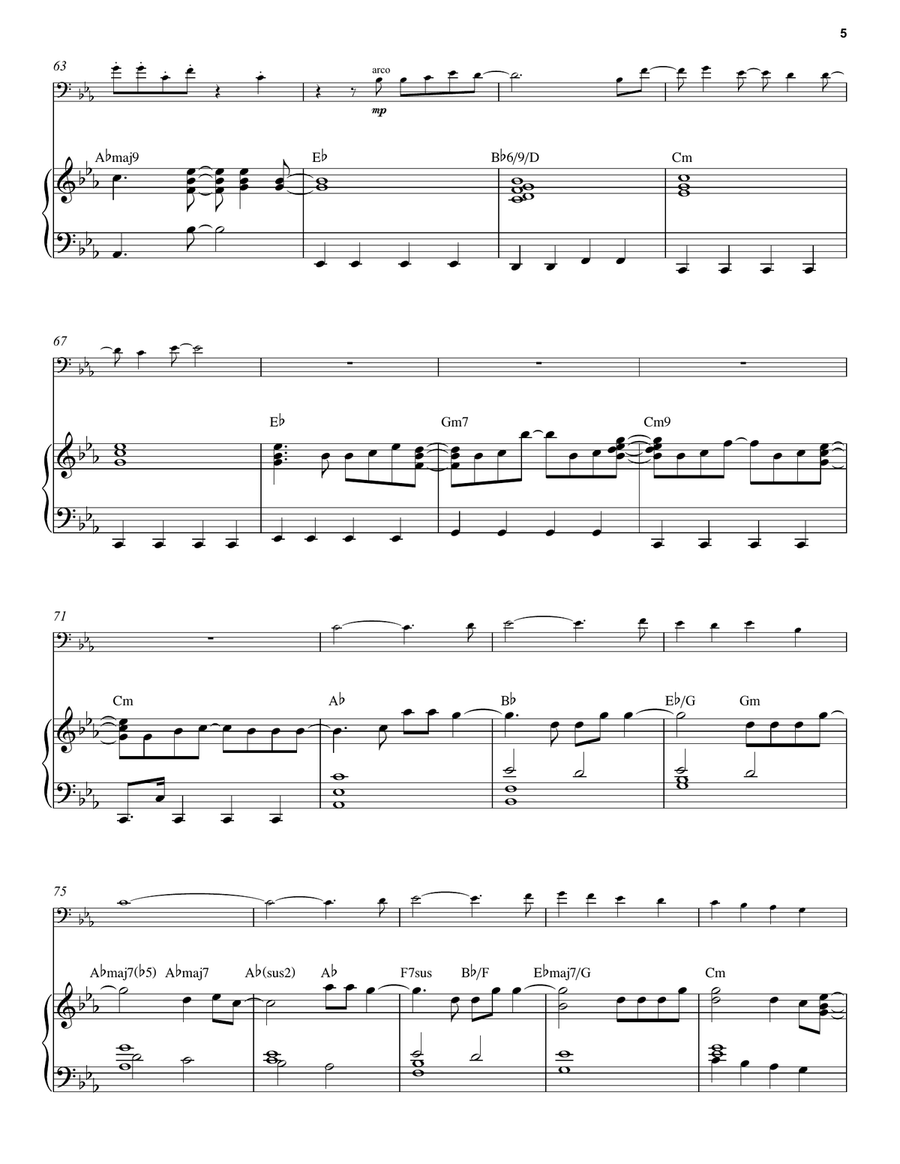 Titanium/Fauré Pavane Titanium/Fauré Pavane Piano scores gallery preview page 5
