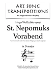 WOLF: St. Nepomuks Vorabend (transposed to D major)