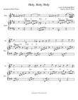 Holy, Holy, Holy--flute solo