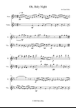 Oh, Holy Night Flute/Violin Duet