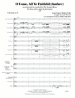 O Come, All Ye Faithful [London Brass] (full score & set of parts)