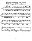 (Syncopated) Bach: Preludes and Fugues in C minor and B-flat Major WTC 1, op. 60
