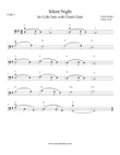 Silent Night for Cello